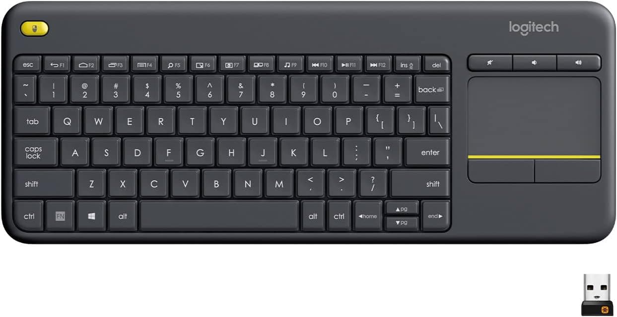 Logitech K400 Plus Wireless Touch Keyboard